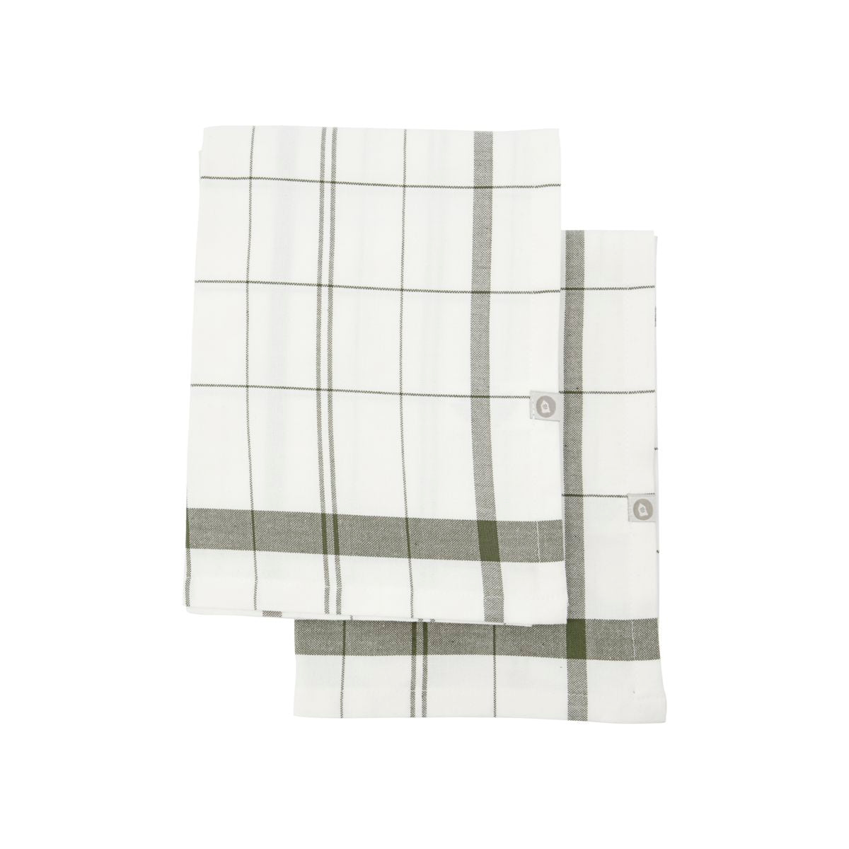 Pair of Chef Tea Towels - Green