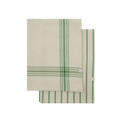 Pair of Chef Tea Towels - Green