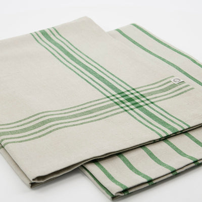 Pair of Chef Tea Towels - Green