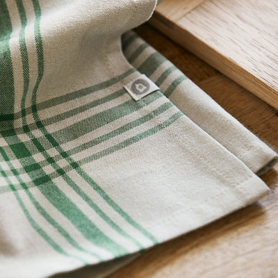 Pair of Chef Tea Towels - Green