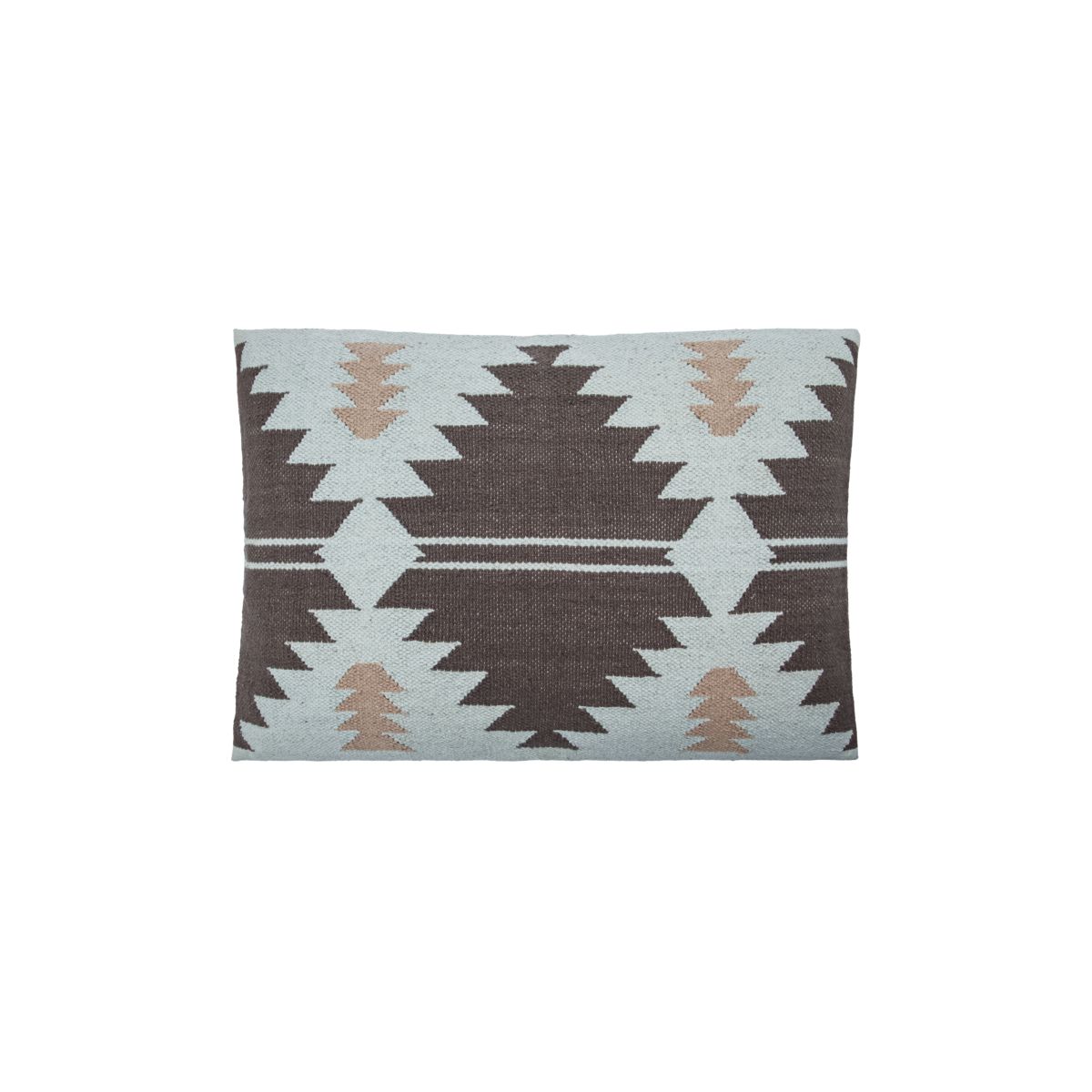 SALE Class Woven Brown and Blush Cushion Cover