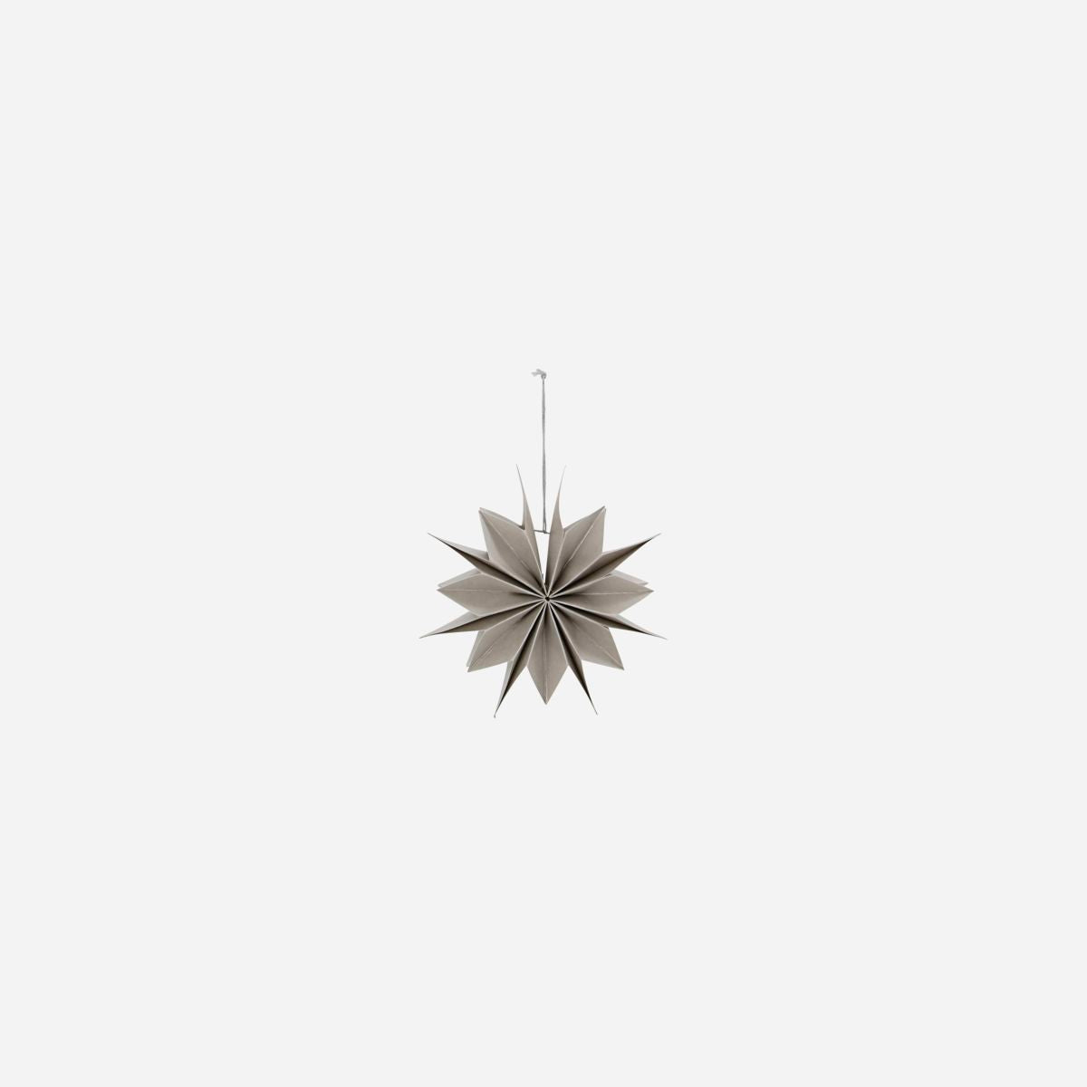 20cm 'Capella' Paper Star - Pearl