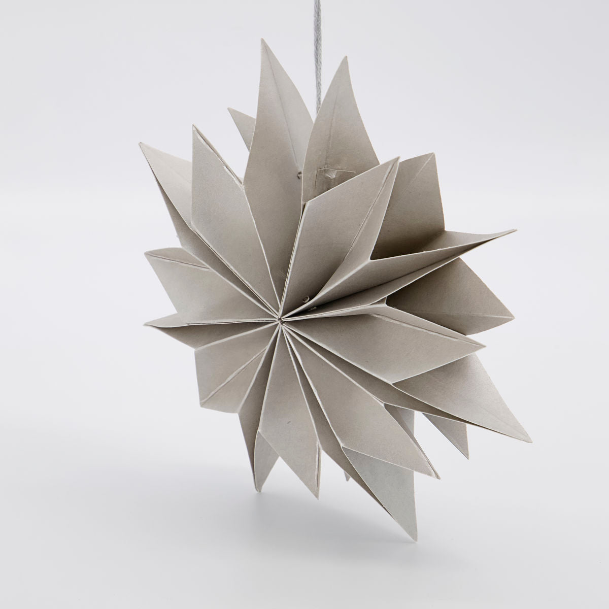 20cm 'Capella' Paper Star - Pearl