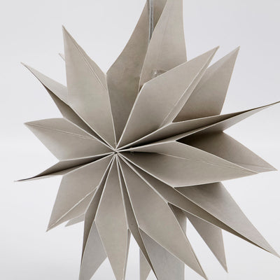30cm 'Capella' Paper Star - Pearl