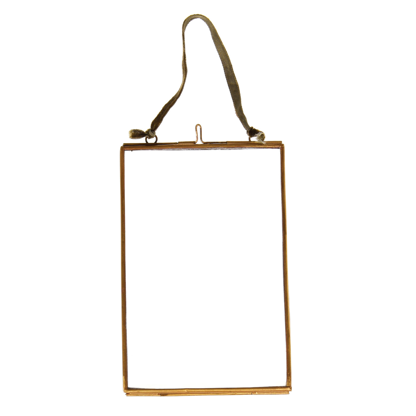 Hanging Brass Frame - Portrait 15 x 10cm