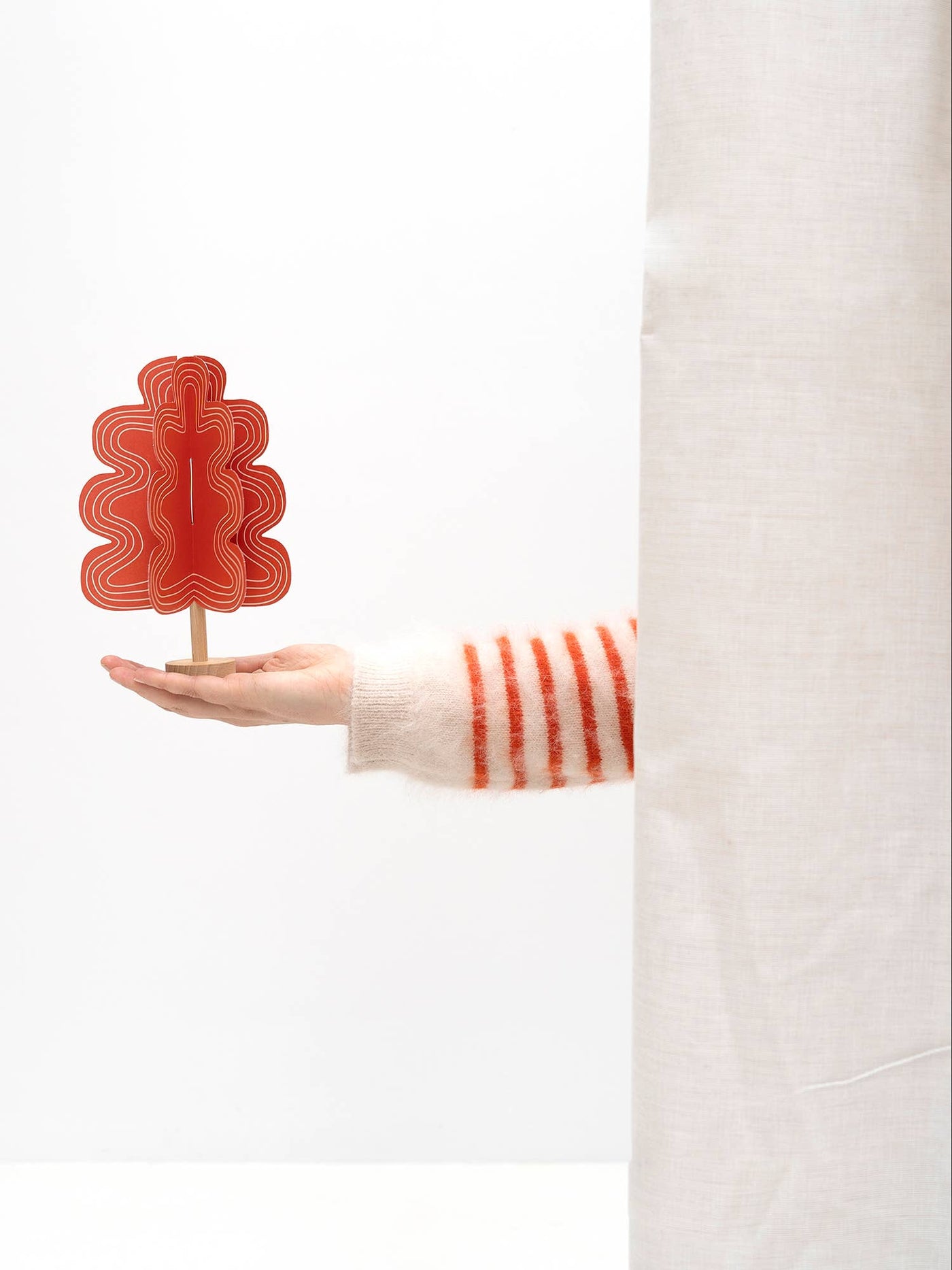 Oak Tree Decoration - Red