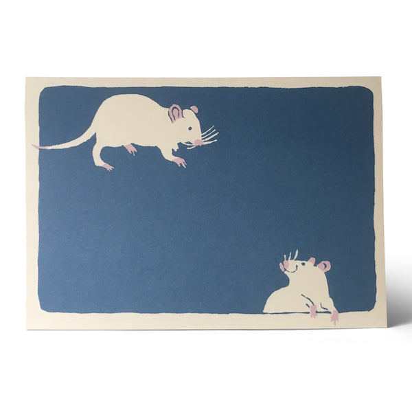 Two Bad Mice Greetings Card