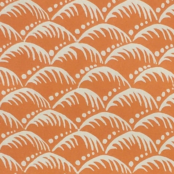 Blood Orange 'Wave' Wrapping Paper