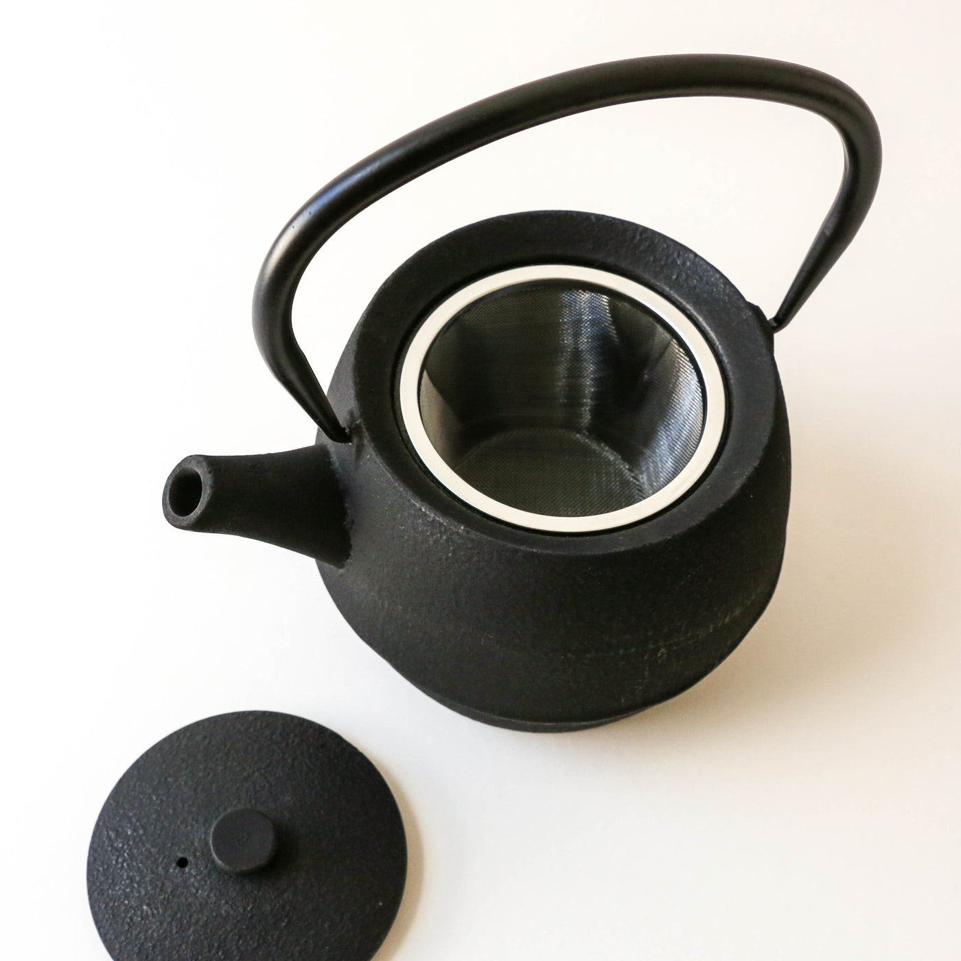 Black Cast Teapot