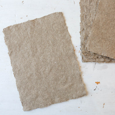 Loose Handmade Paper Sheets - 10 Pack