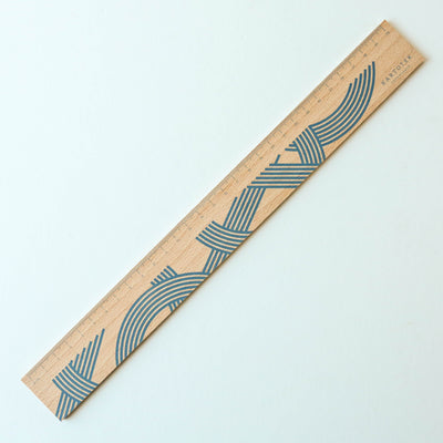 Organic Lines Wooden Rulers