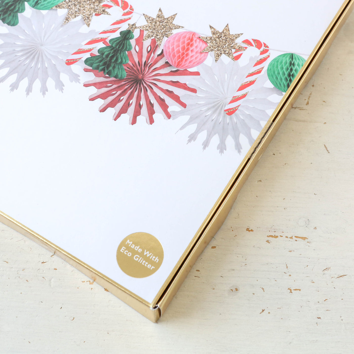 Giant Christmas Honeycomb Garland