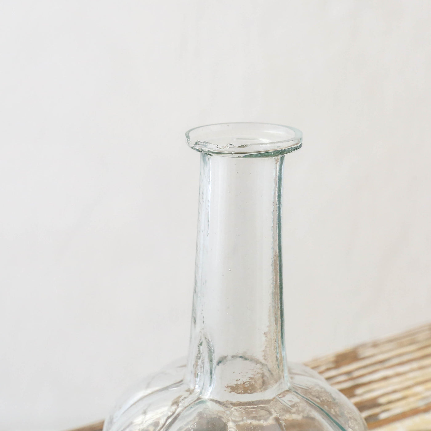 Rustic Shaped Bud Vase - Transparent