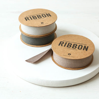SALE Herringbone Ribbons - Muted Tones