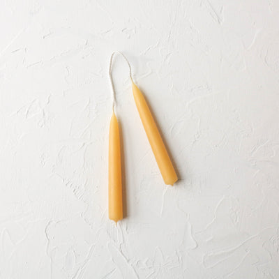 Mini Beeswax Hand Dipped Candles (Taper)