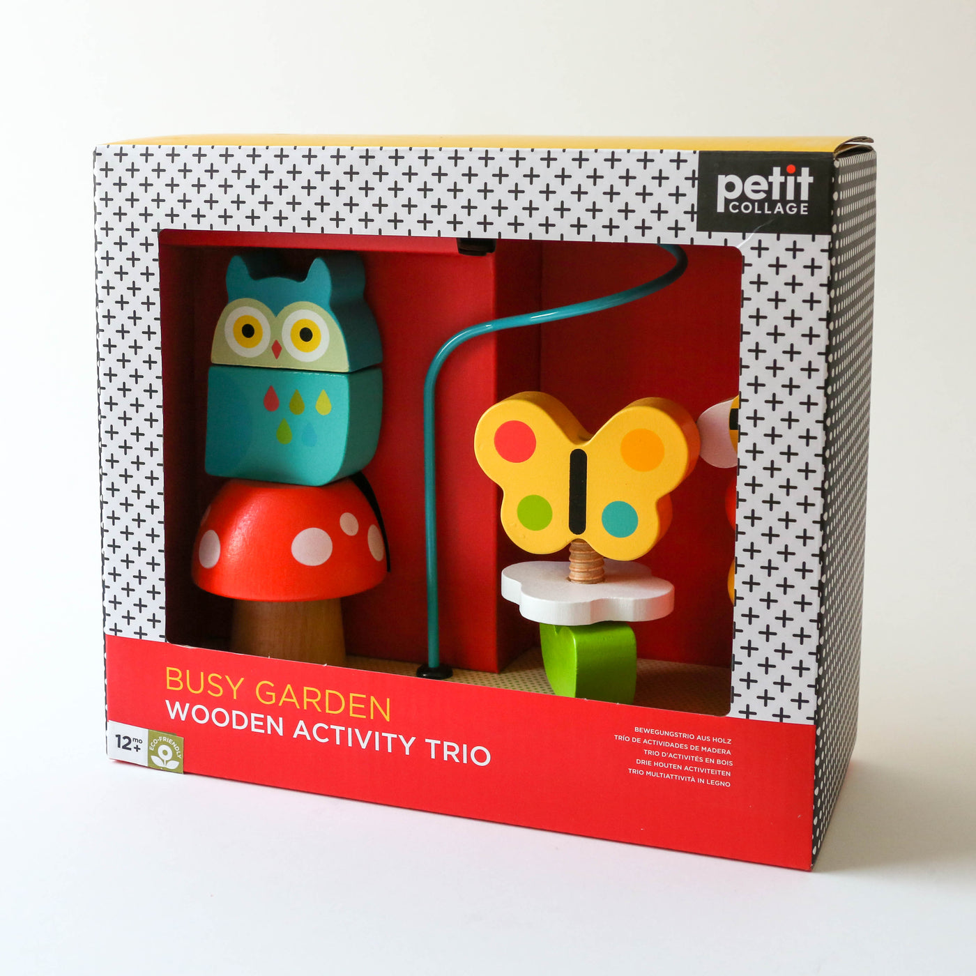 Busy Garden Wooden Activity Trio