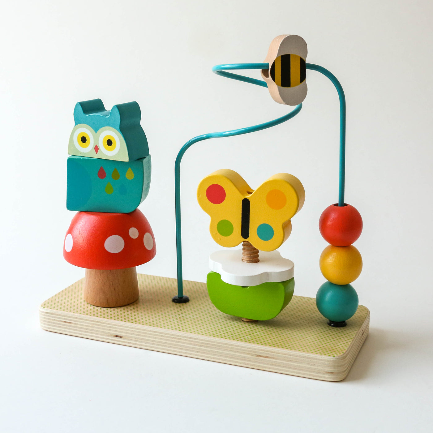 Busy Garden Wooden Activity Trio
