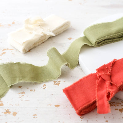 Wide Raw Cotton Ribbon - 5m