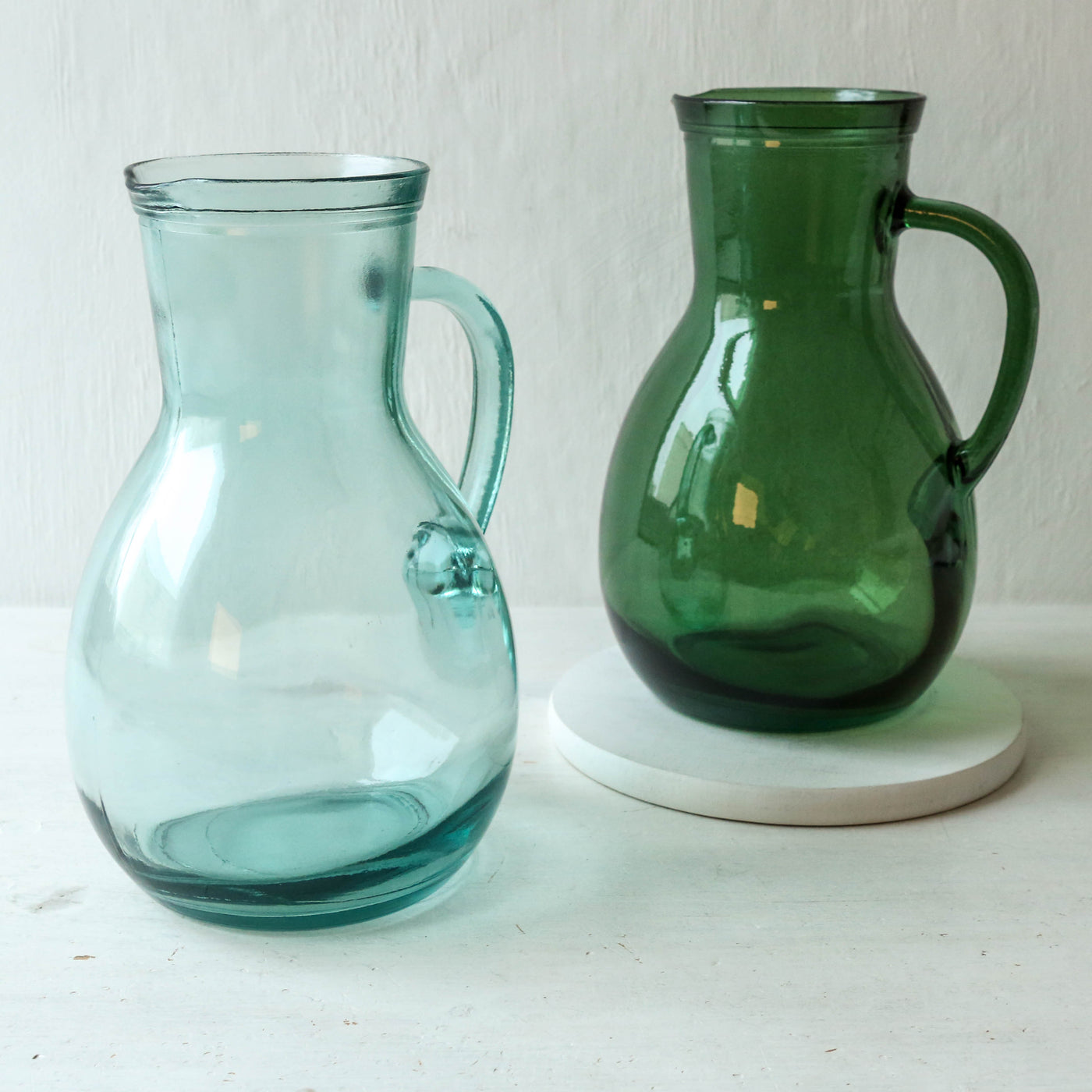 Tall Recycled Glass Jug