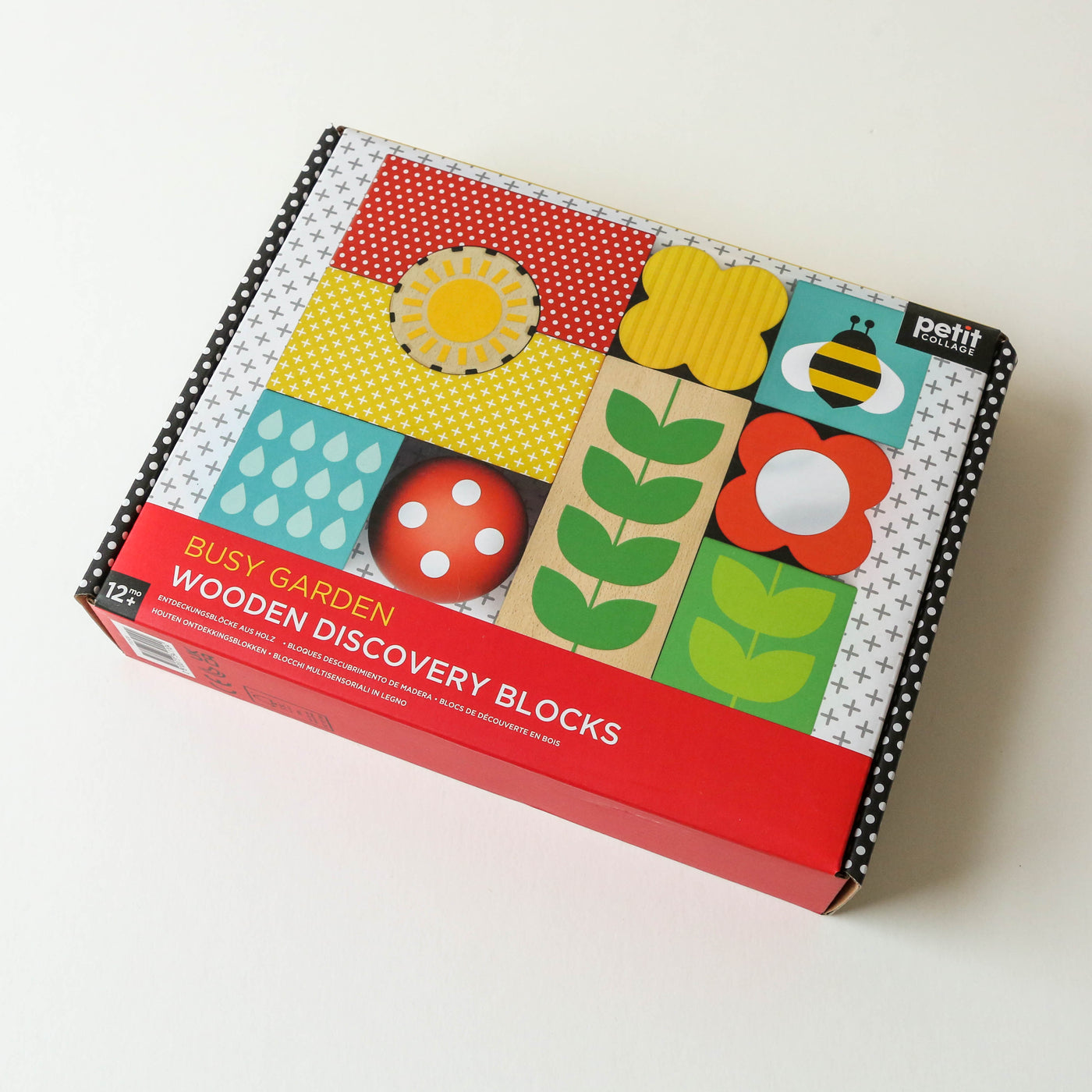 Busy Garden Wooden Discovery Blocks