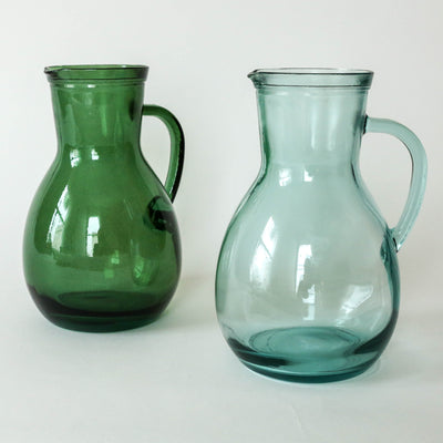 Tall Recycled Glass Jug