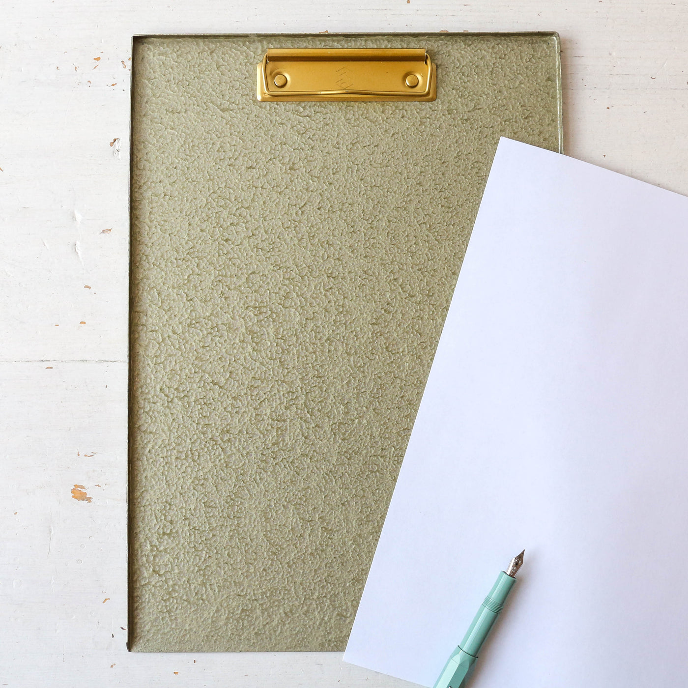 Metal A4 Clipboard - Green