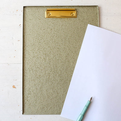 Metal A4 Clipboard - Green