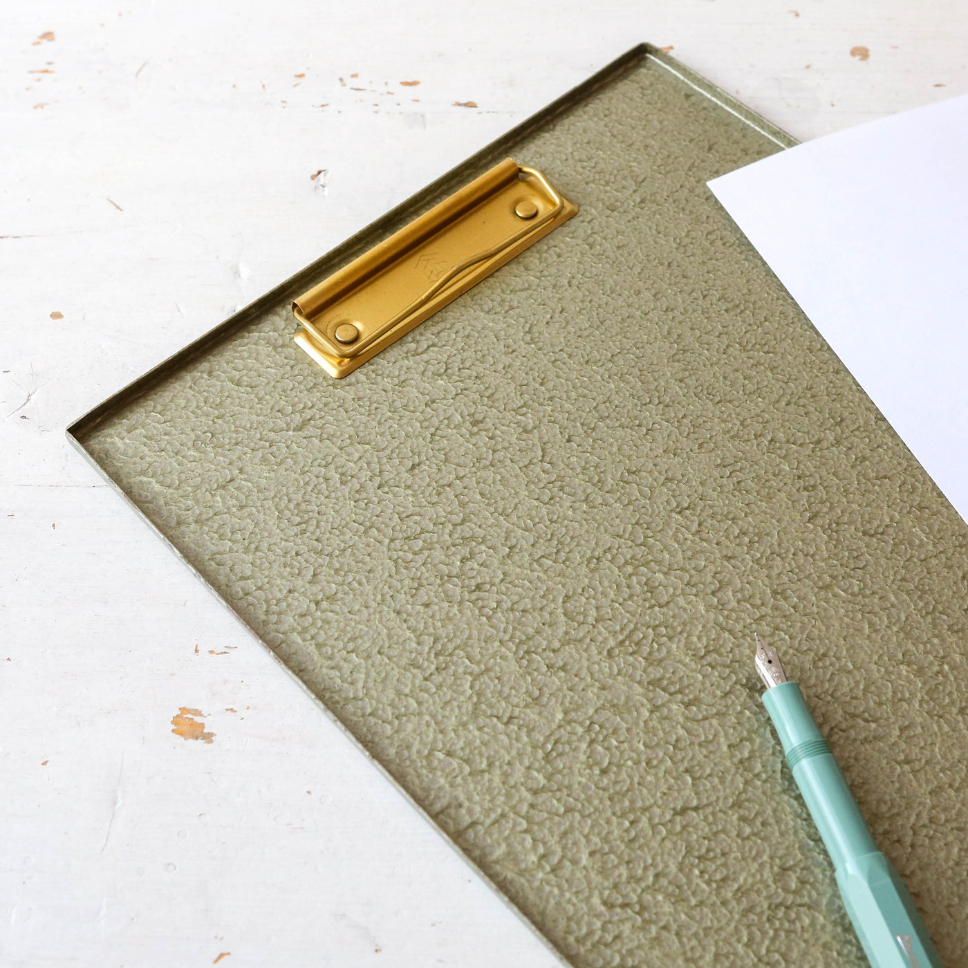 Metal A4 Clipboard - Green