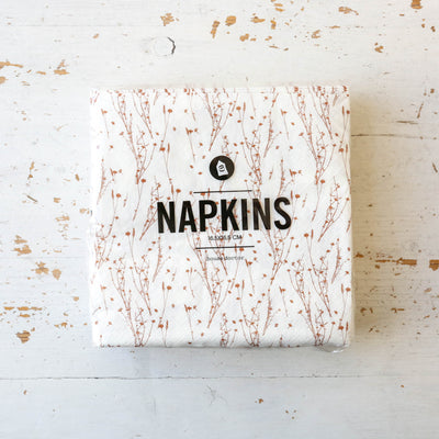 Pack of Paper Napkins - Orange Meadow