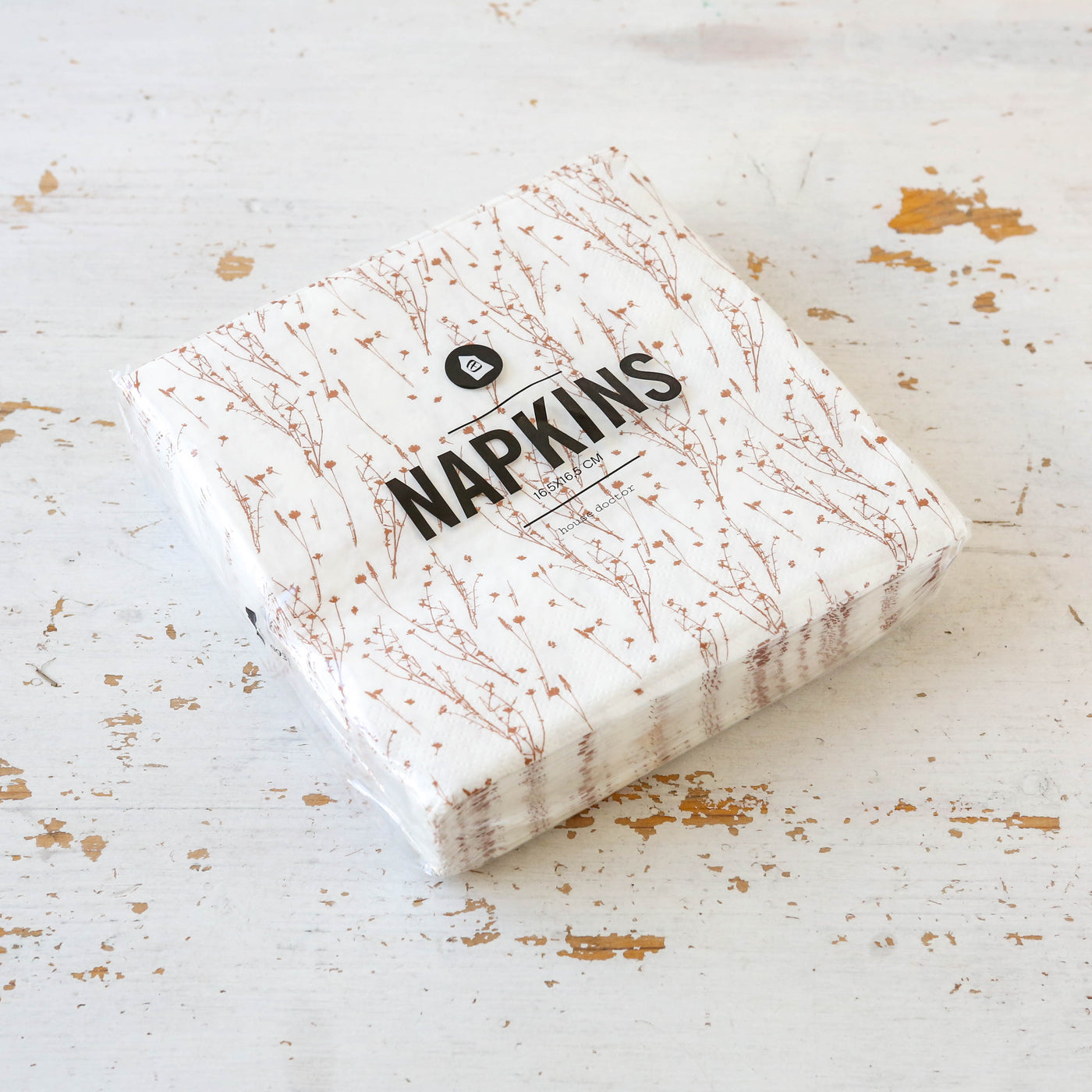 Pack of Paper Napkins - Orange Meadow