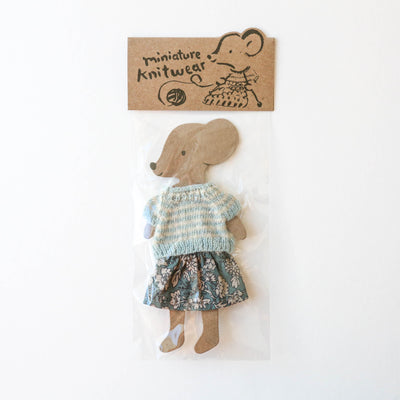 Knitted Sweater and Skirt for Big Sister Mouse