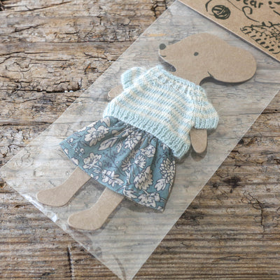 Knitted Sweater and Skirt for Big Sister Mouse