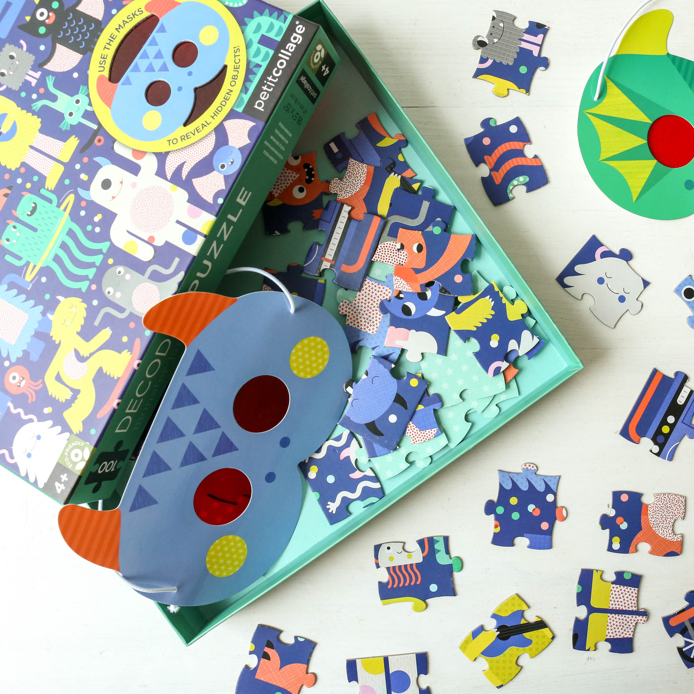 100 Piece Decoder Puzzle - Monster Jam