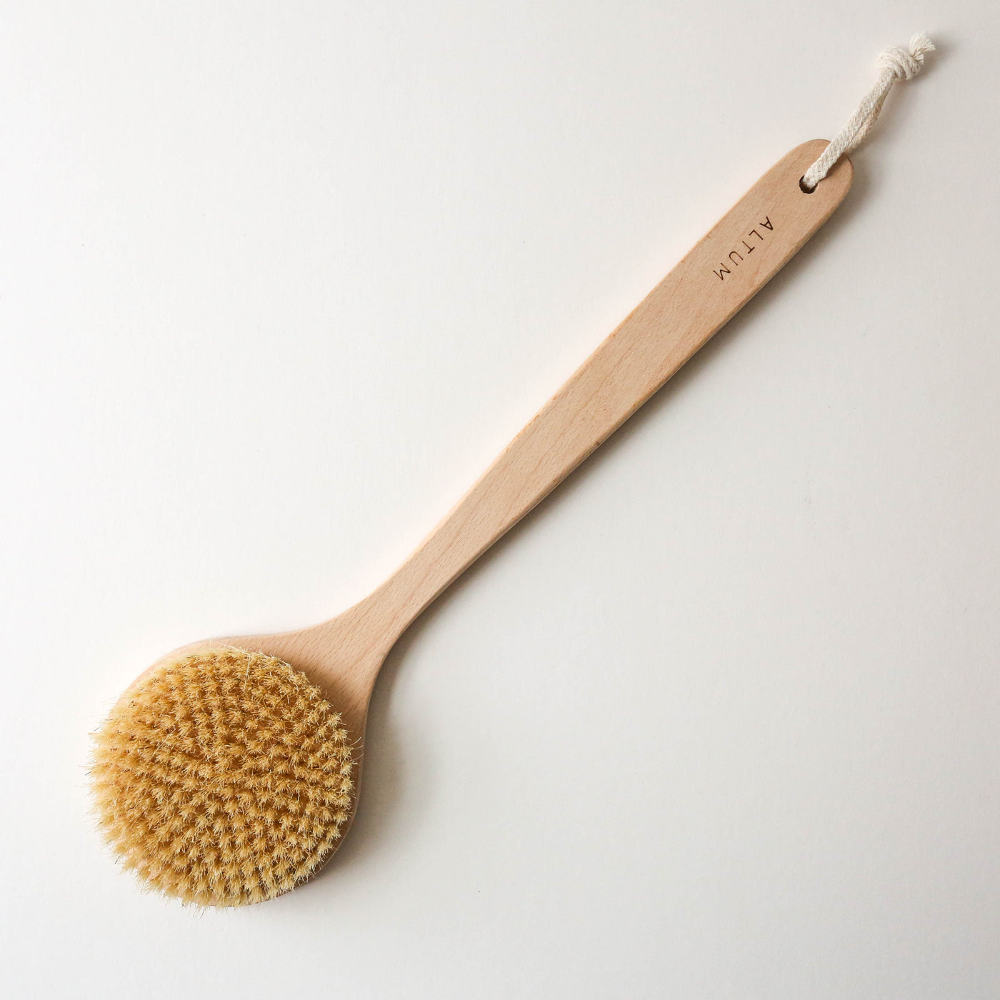 Beech Long Handled Bath Brush