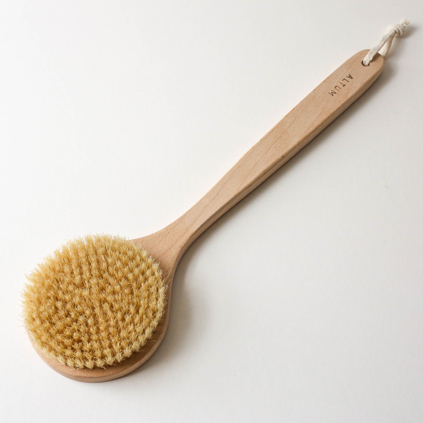 Beech Long Handled Bath Brush