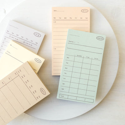 Memo Planner Pad