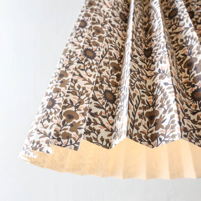 Kollam Block Printed Lampshade - Espresso