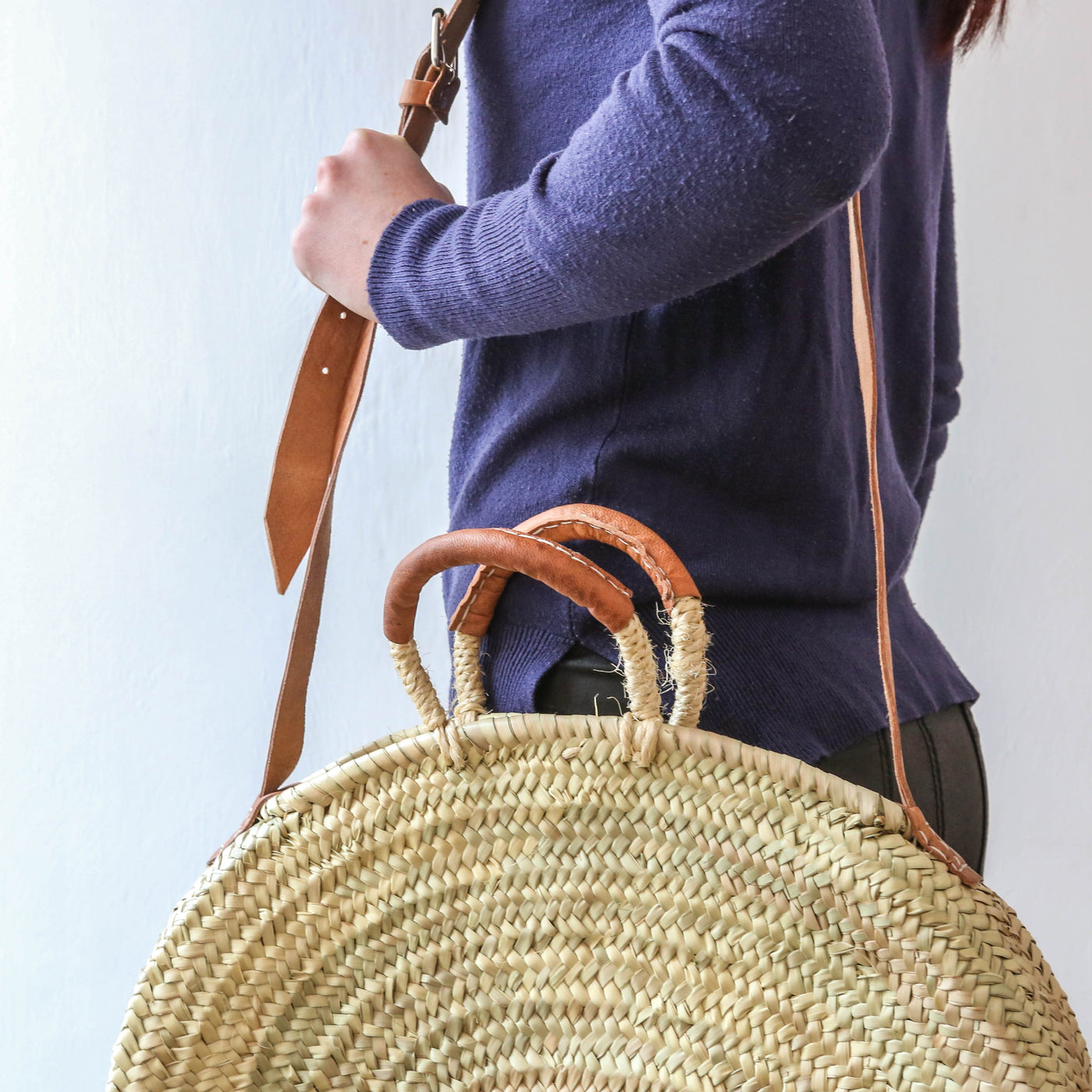 Dylan Crossbody Basket Bag