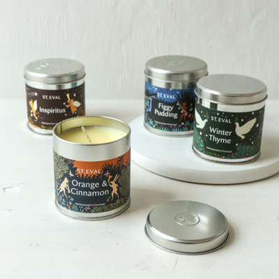 St. Eval Festive Scented Candle Tin