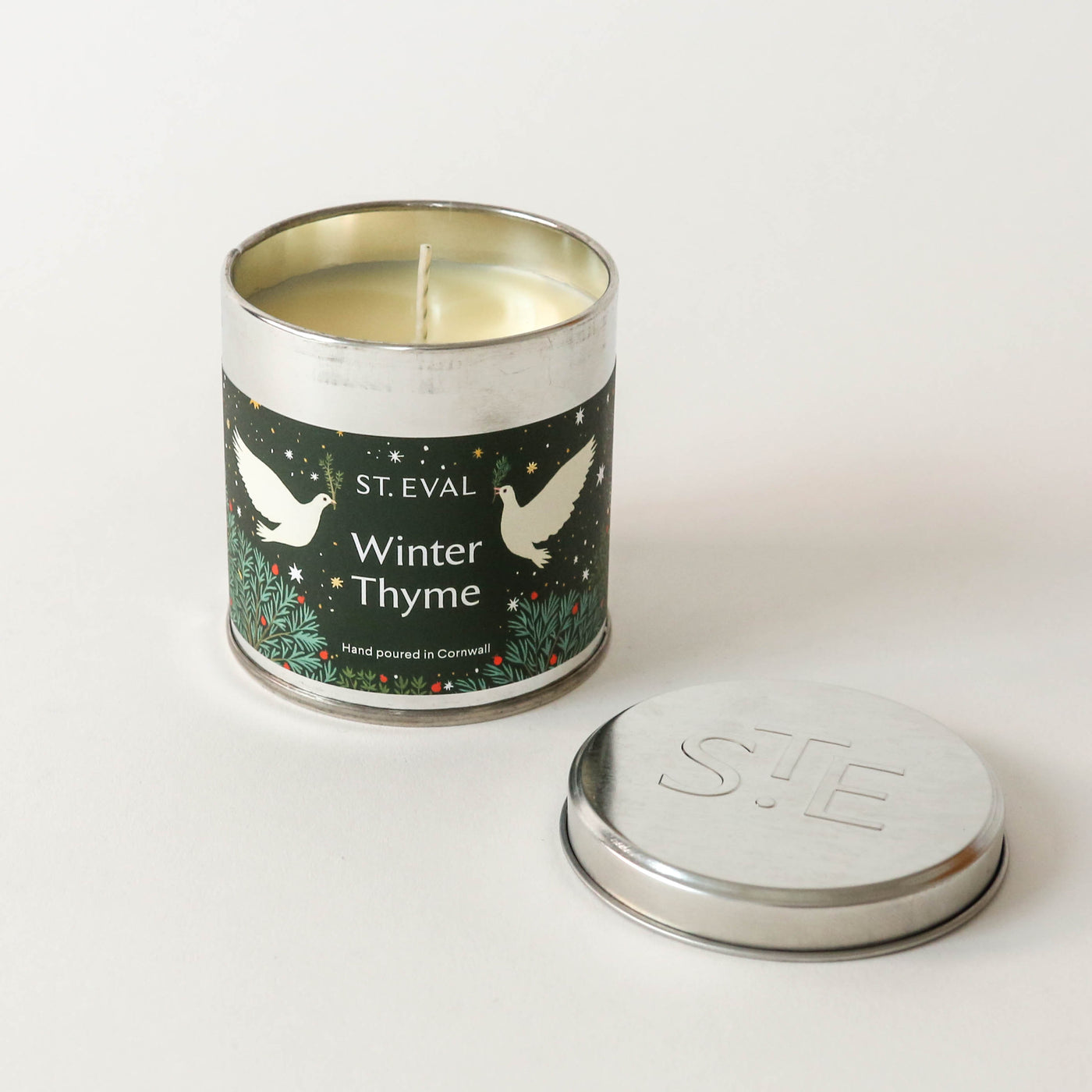 St. Eval Festive Scented Candle Tin