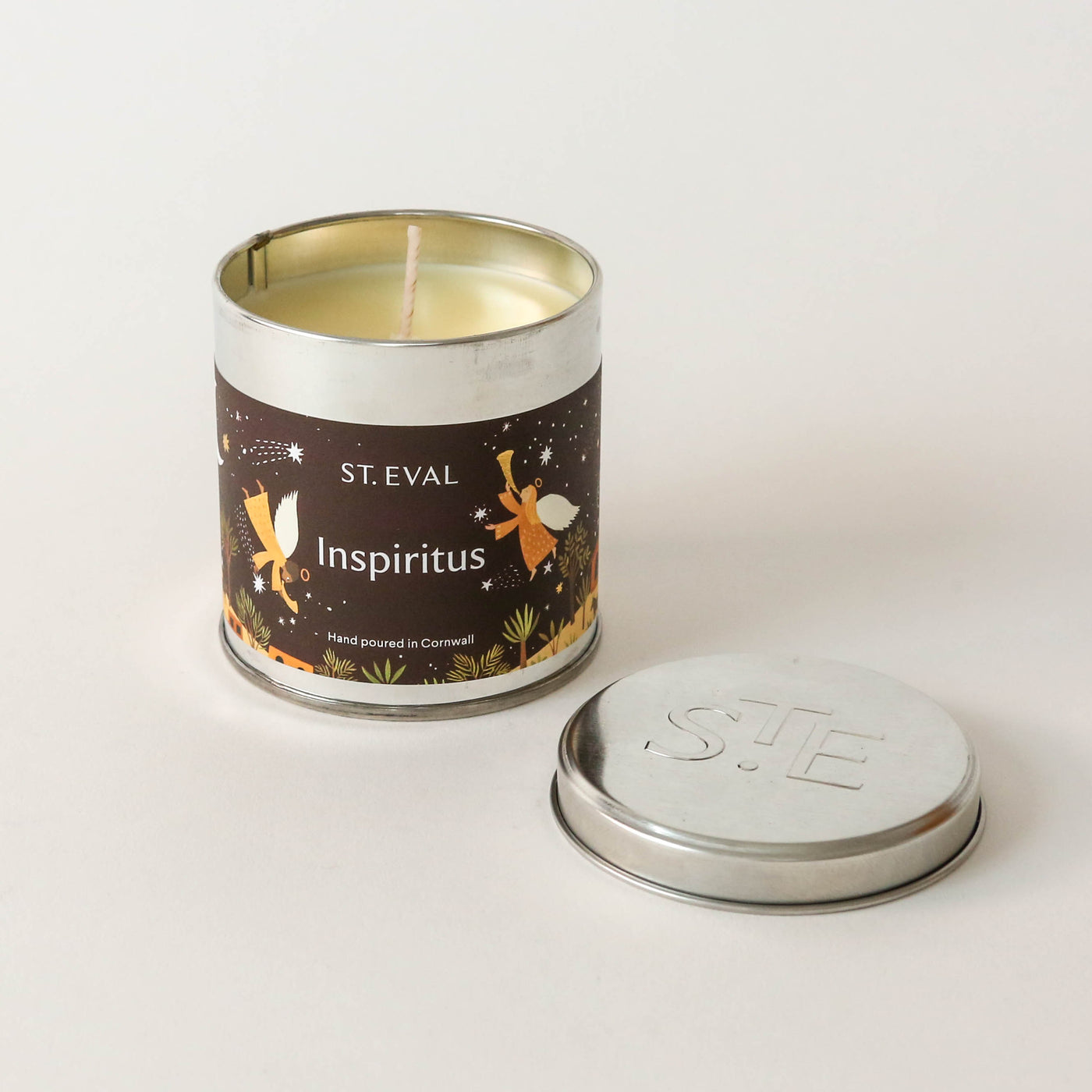 St. Eval Festive Scented Candle Tin