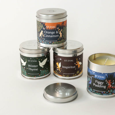 St. Eval Festive Scented Candle Tin
