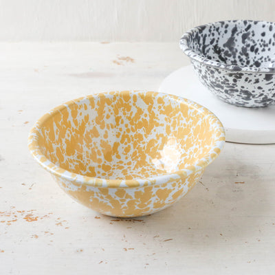 Splatter Enamel  Cereal Bowl