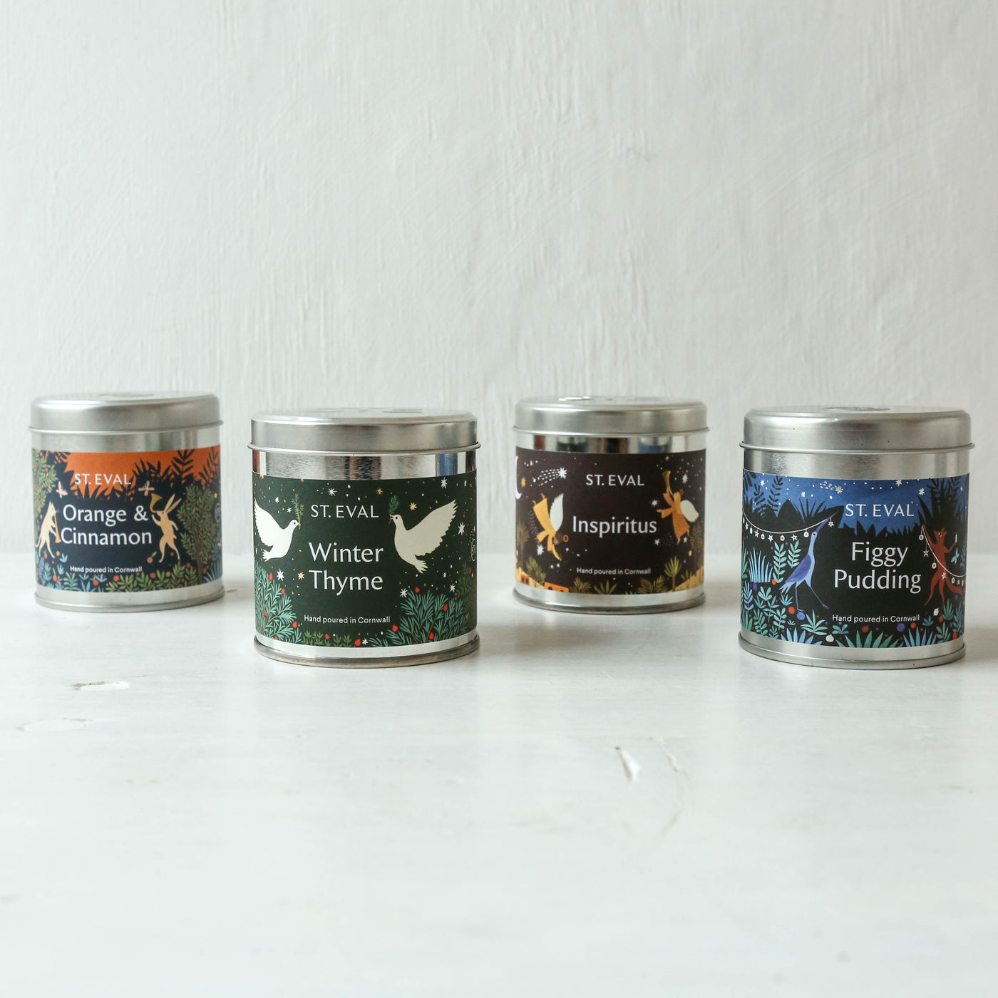 St. Eval Festive Scented Candle Tin