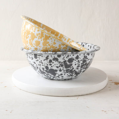 Splatter Enamel  Cereal Bowl