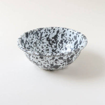 Splatter Enamel  Cereal Bowl