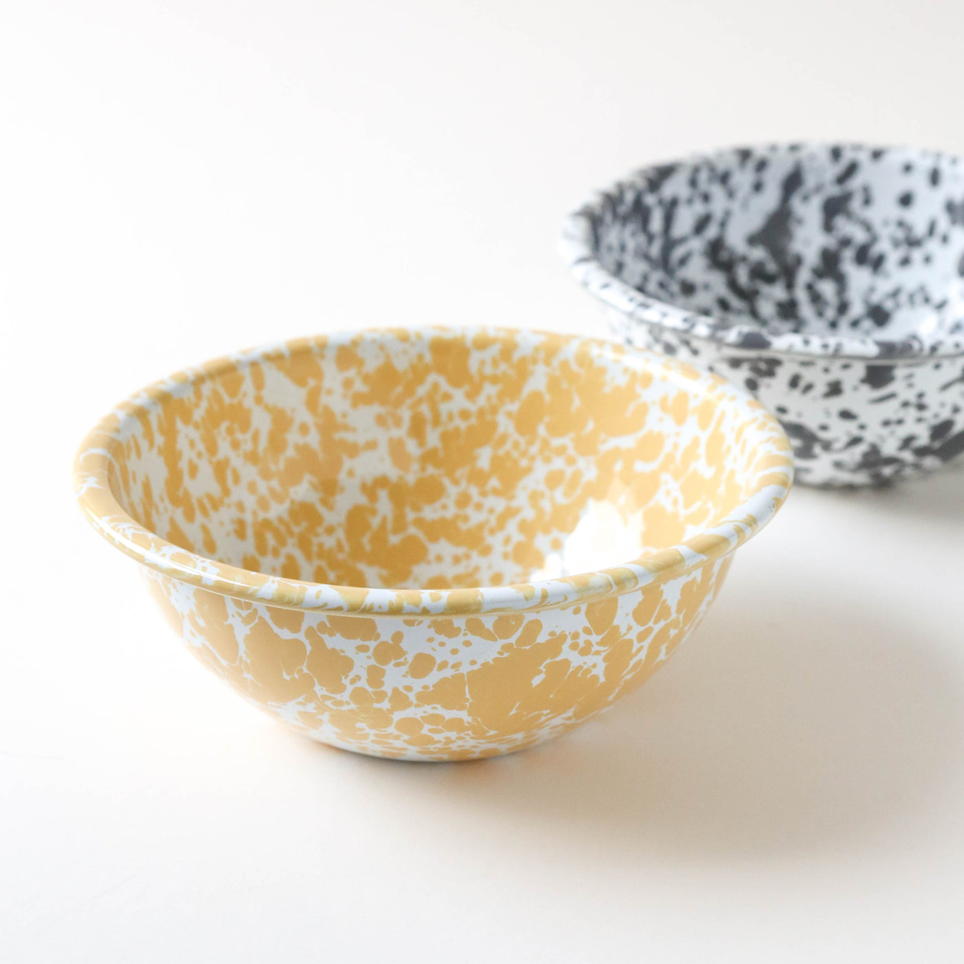 Splatter Enamel  Cereal Bowl