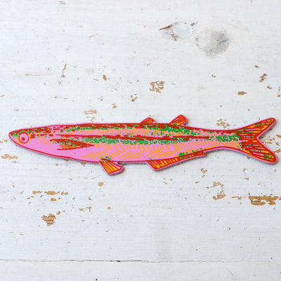 Fish Leather Bookmark