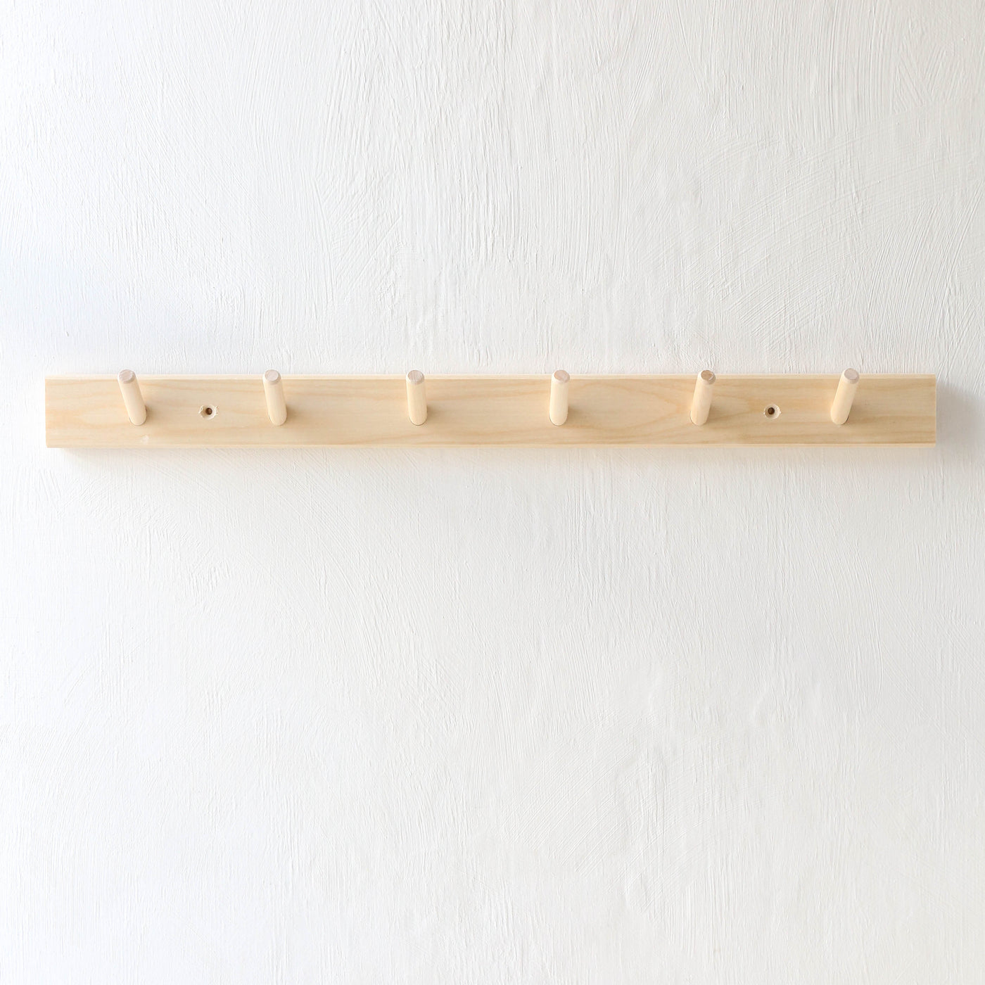 Wooden Hanging Rail With Pegs - Large