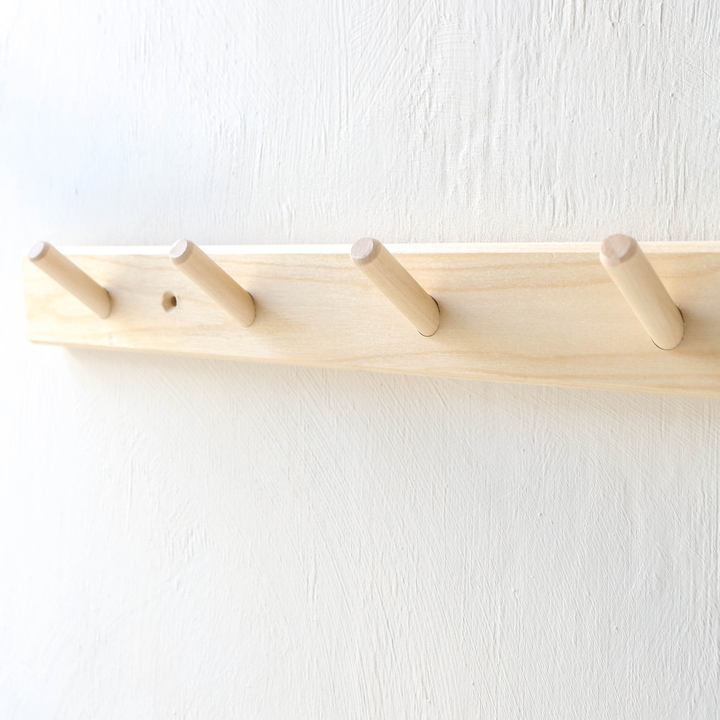 Wooden Hanging Rail With Pegs - Large